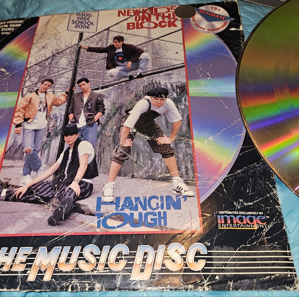 New Kids on the Block - Hangin' Tough Live 1989 Laserdisc LD‎ NTSC ID6960CB - Picture 5 of 6